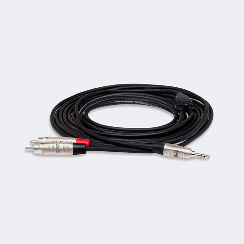 HOSA HMR-006Y Pro Stereo Breakout 케이블 – REAN 3.5 mm TRS to Dual RCA