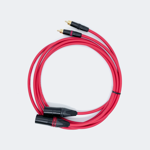Canare RCA – XLRM 케이블 (Red) – 1.5M (Pair) 카나레 리안 &amp; 뉴트릭 블랙 골드