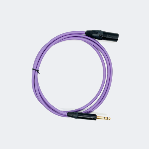 Canare TRS – XLRM 케이블 (Purple) – 2M 카나레 뉴트릭 블랙 골드 스피커 케이블